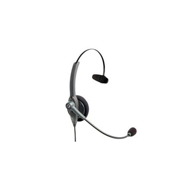 VXI Passport 10V DC Over-the-head Mono Headset with DC N/C Microphone - Box