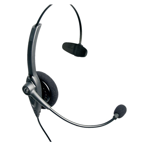 VXI Passport 10V Over-the-head Mono Headset with N/C Microphone - Box