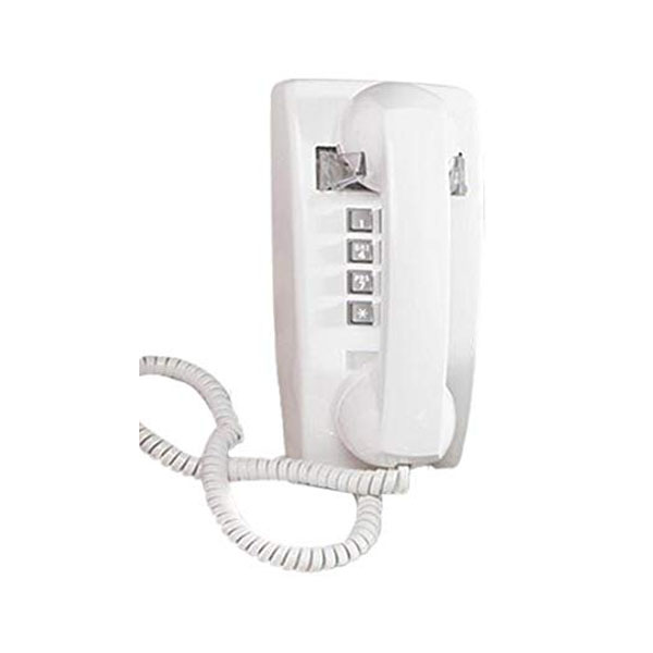 Cortelco Wall Phone with Volume - White