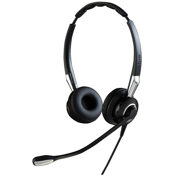 Jabra BIZ 2400 II Duo IP Corded Headset with Noise-Cancelling Microphone