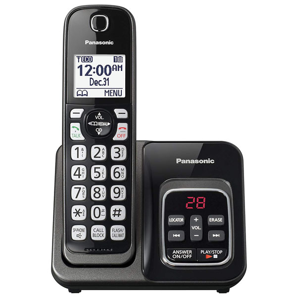 Panasonic KX-TGD530M Expendable Cordless Phone - Black