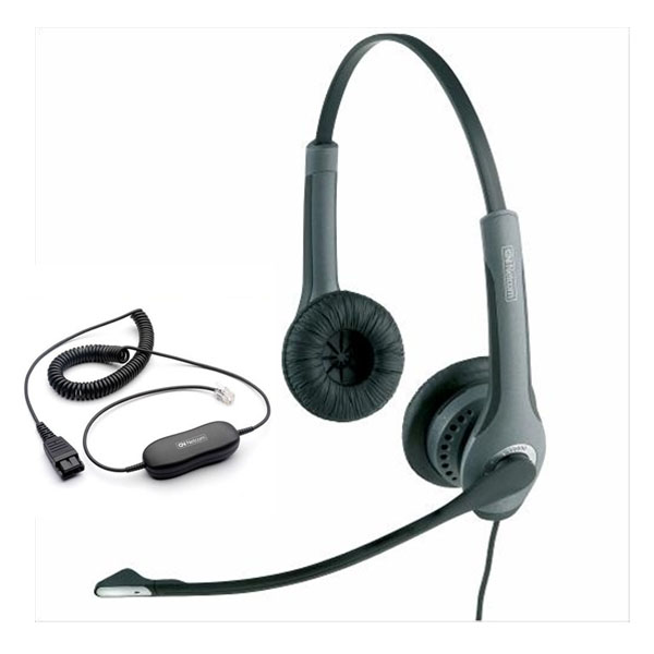 Jabra GN 2025 IP Duo NC Corded Headset with GN1200 Cable