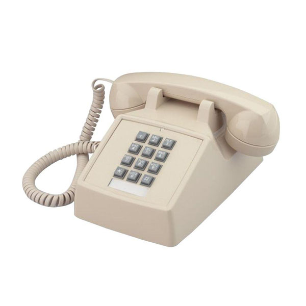 Cortelco Desk Telephone with Volume - IVORY.jpg