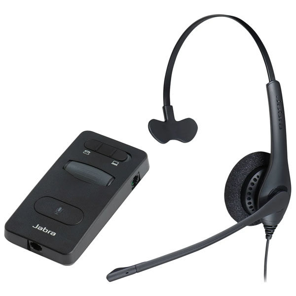 Jabra GN 2020 Tele Mono Corded Headset with LINK 850 Amp