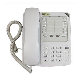 Cortelco Colleague with SP EN FT Corded Phone - White