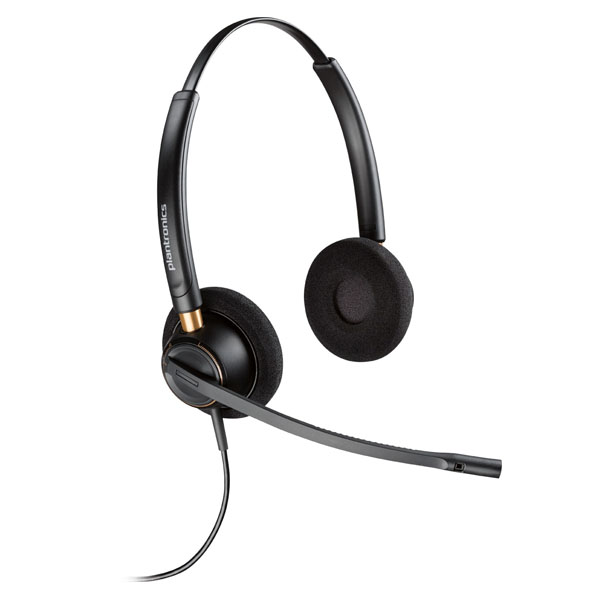 Plantronics ENCOREPRO HW520D Noise Cancelling Binaural Corded Headset