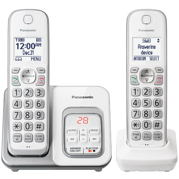 Panasonic KX-TGD532W Backlit Display Cordless Handsets