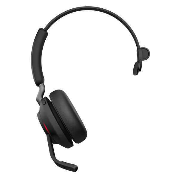 Jabra Evolve2 65 Link 380C MS Mono Bluetooth Wireless Headset - Black