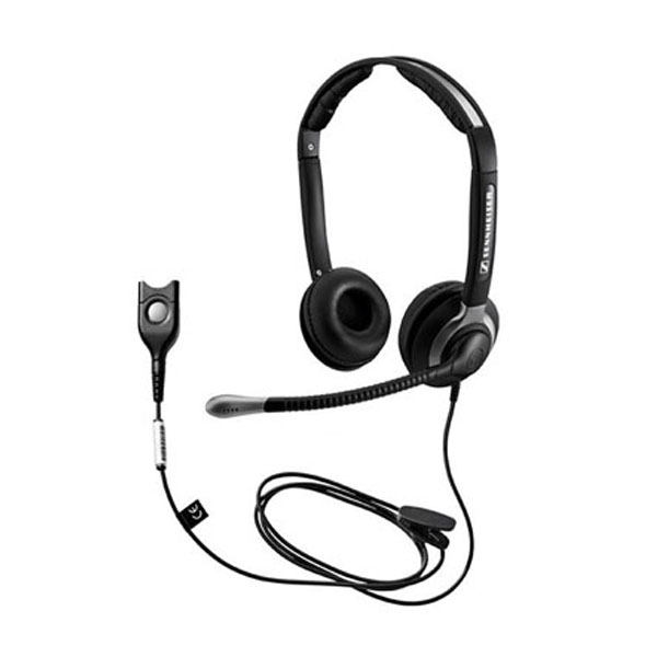 Sennheiser CC550IP Wideband, Duo Headset with Ultra-Noise Cancelling Mic and Extra Large Ear Cushions