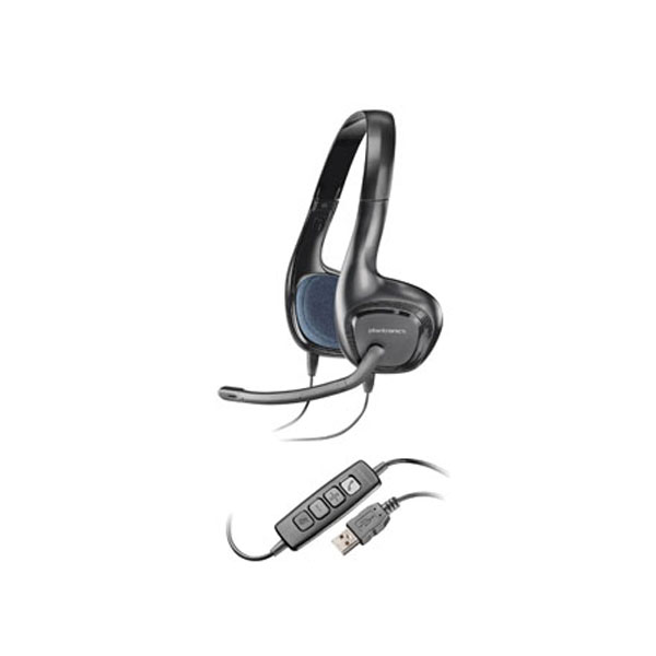 Plantronics .Audio 628 Duo Noise-Cancelling USB Computer Corded Headset
