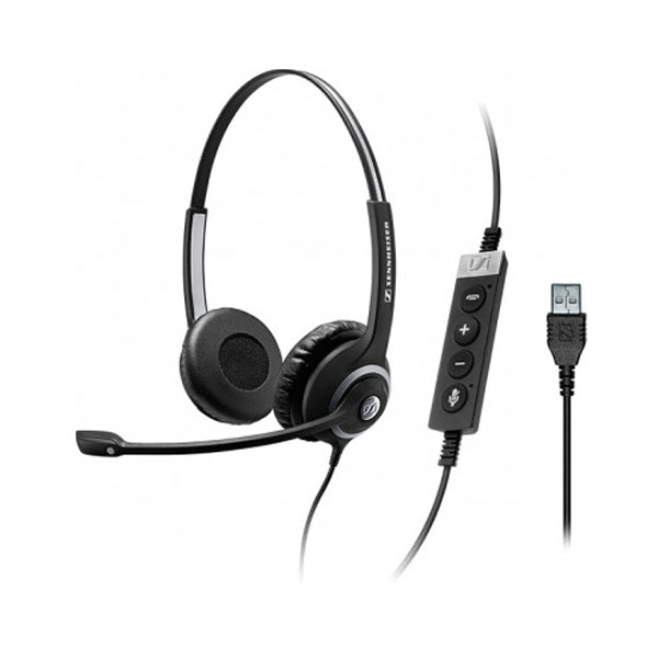 Sennheiser SC260 USB CTRL II Noise Cancelling Duo Wideband headset