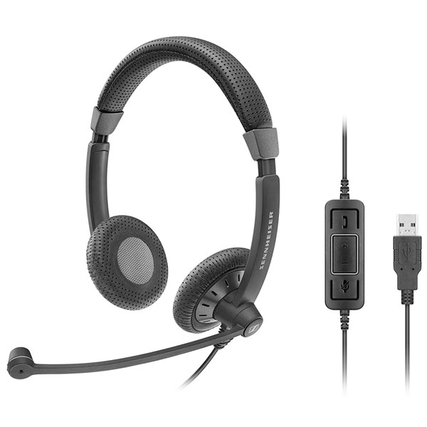 Sennheiser SC70 USB Control Dual-Sided Wideband UC Wired Headset