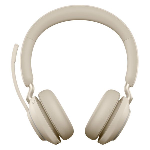 Jabra Evolve2 65 Link 380A UC Mono Wireless Headset - Beige