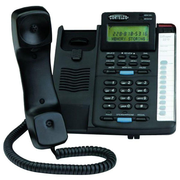 Cortelco Colleague with CID Black Telephone